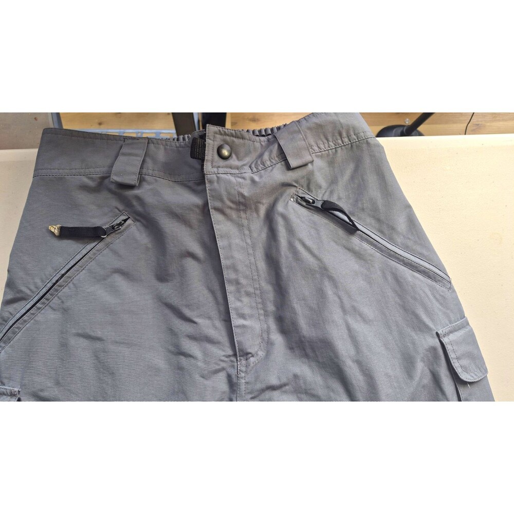 Drift Performance Boardwear Men's S Gray Waterproof Lined Ski Snow Pants
